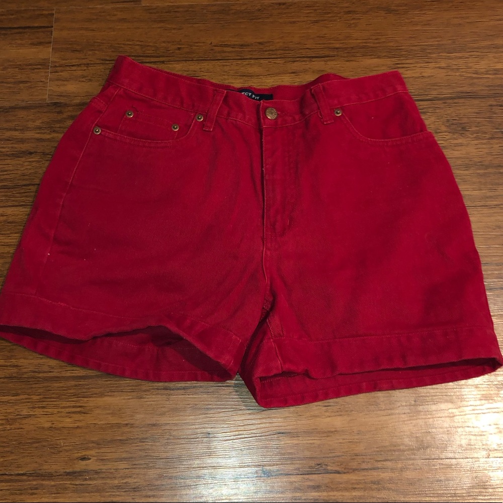 Red shorts
